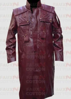 Guardians of the Galaxy Vol 2 Peter Quill Leather Coat