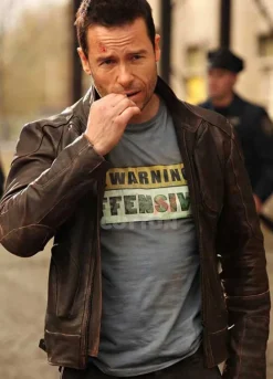 Guy Pearce Lockout Snow Brown Jacket