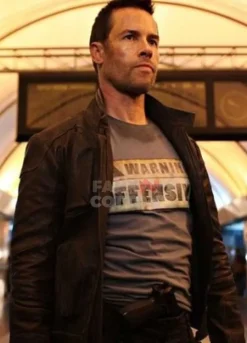 Guy Pearce Lockout Snow Brown Jacket