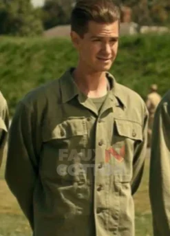 Hacksaw Ridge Andrew Garfield Green Jacket