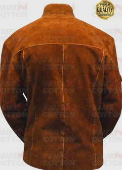 Han Solo A Star Wars Story Brown Suede Jacket
