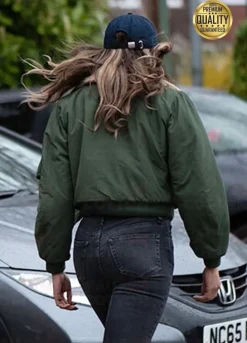Hannah John-Kamen The Stranger Green Bomber Jacket