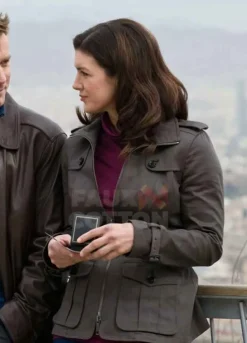 Haywire Gina Carano Grey Coat
