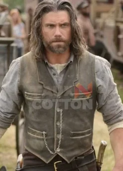 Hell On Wheels Anson Mount Leather Vest