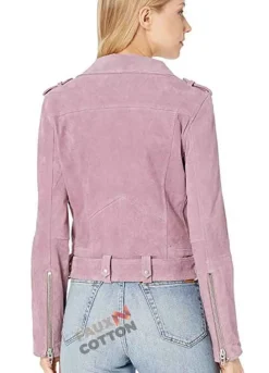 HIGH SCHOOL MUSICAL (NINI) OLIVIA RODRIGO PINK LEATHER JACKET