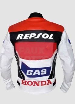 Honda Repsol Racing Motorcycle Leather Jacket