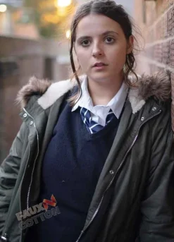 In My Skin (Bethan Gwyndaff) Gabrielle Creevy Green Cotton Jacket