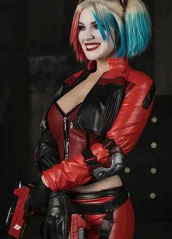 INJUSTICE 2 (HARLEY QUINN) TARA STRONG LEATHER JACKET