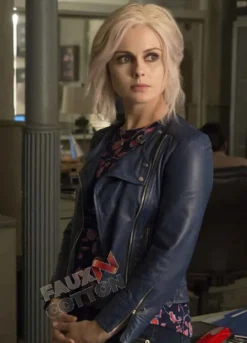 iZombie (Olivia Moore) Rose McIver Blue Leather Jacket