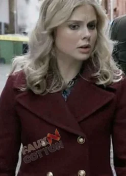 iZombie Rose McIver (Olivia Moore) Maroon Wool Coat