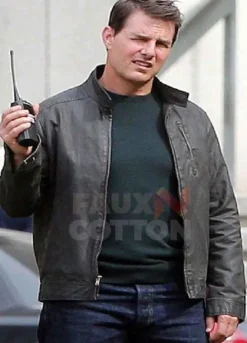 Jack Reacher Never Go Back Tom Cruise Leather Jacket