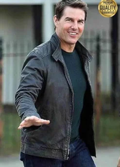 Jack Reacher Never Go Back Tom Cruise Leather Jacket