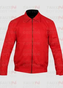 JAMES DEAN REBEL WITHOUT A CAUSE RED LEATHER JACKET