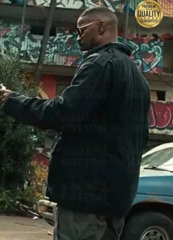 Jamie Foxx Project Power Black Cotton Jacket