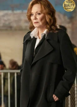 Jean Smart Watchmen Laurie Blake Wool Trench Coat