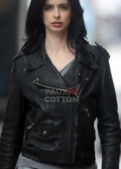 Jessica Jones Krysten Ritter Biker Leather Jacket