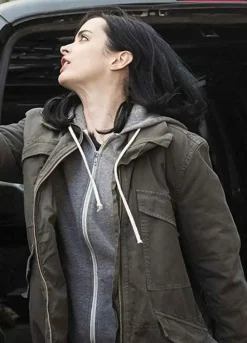 Jessica Jones (Krysten Ritter) Jessica Jones Grey Cotton Jacket
