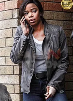 Jill Marie Jones Ash vs Evil Dead Amanda Fisher Black Leather Jacket