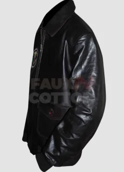 John F Kennedy Bomber Leather Jacket