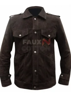John Lennon The Beatles Rubber Soul Suede Leather Jacket