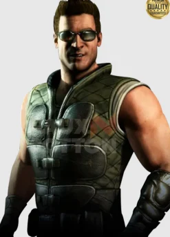 Johnny Cage Mortal Kombat X Leather Vest