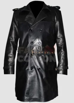 Johnny Depp Sweeney Todd Leather Trench Coat