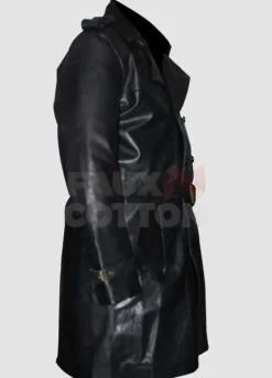 Johnny Depp Sweeney Todd Leather Trench Coat