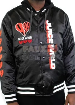 Juice Wrld Satin Jacket For Men's