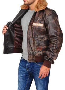 Jumanji 2 Nick Jonas Brown Jacket