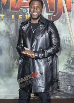 Jumanji: The Next Level (Mouse) Kevin Hart Black Leather Coat