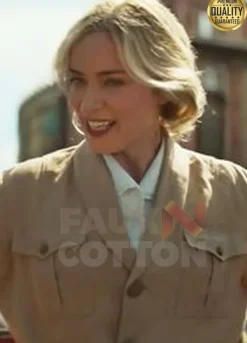 Jungle Cruise Emily Blunt ( Lily Houghton ) Safari Jacket