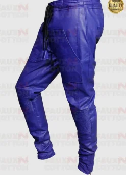 Justin Bieber Blue Studded Vest And Pant
