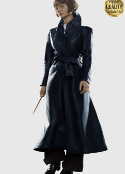 Katherine Waterston Fantastic Beasts: The Crimes of Grindelwald Tina Goldstein Leather Coat