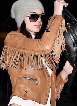 Kendall Jenner Fringe Leather Jacket