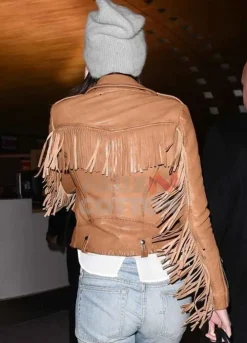 Kendall Jenner Fringe Leather Jacket
