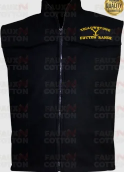 Kevin Costner Yellowstone John Dutton Black Vest