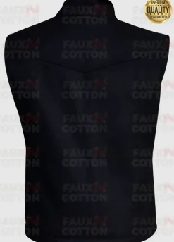 Kevin Costner Yellowstone John Dutton Black Vest