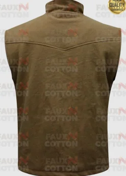 Kevin Costner Yellowstone John Dutton Brown Vest