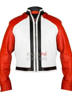 King of Fighter XIV Rock Howard Cowhide Leather Jacket