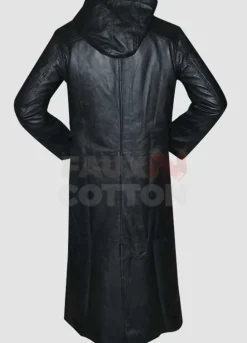 Kingdom Hearts Organization 13 Enigma Leather Hoodie Coat