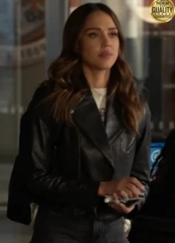 L.A.’s Finest Nancy McKenna Black Leather Jacket