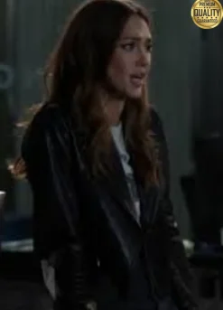 L.A.’s Finest Nancy McKenna Black Leather Jacket