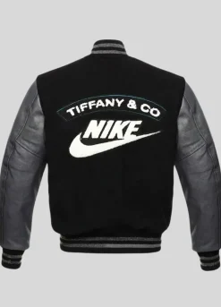 LEBRON JAMES TIFFANY BOMBER BLACK JACKET