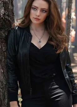 LEGACIES HOPE MIKAELSON LEATHER JACKET