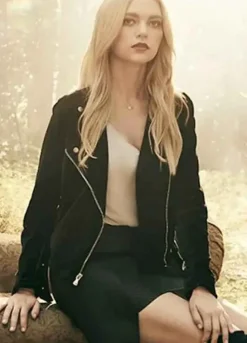 Legacies (Lizzie Saltzman) Jenny Boyd Suede Leather Jacket