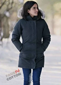 Let It Snow (Julie) Isabela Merced Black Cotton Jacket