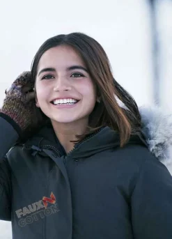 Let It Snow (Julie) Isabela Merced Black Cotton Jacket