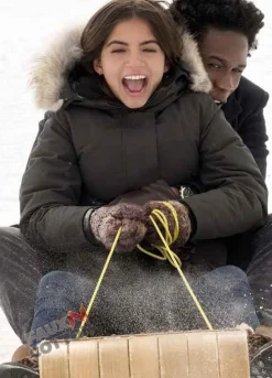 Let It Snow (Julie) Isabela Merced Black Cotton Jacket