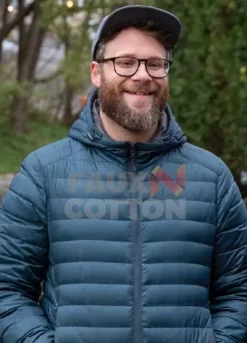 Long Shot Seth Rogen Blue Jacket