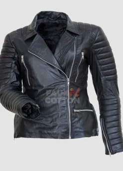 Los Angeles Sandra Bullock Bomber Motorcycle Leather Jacket